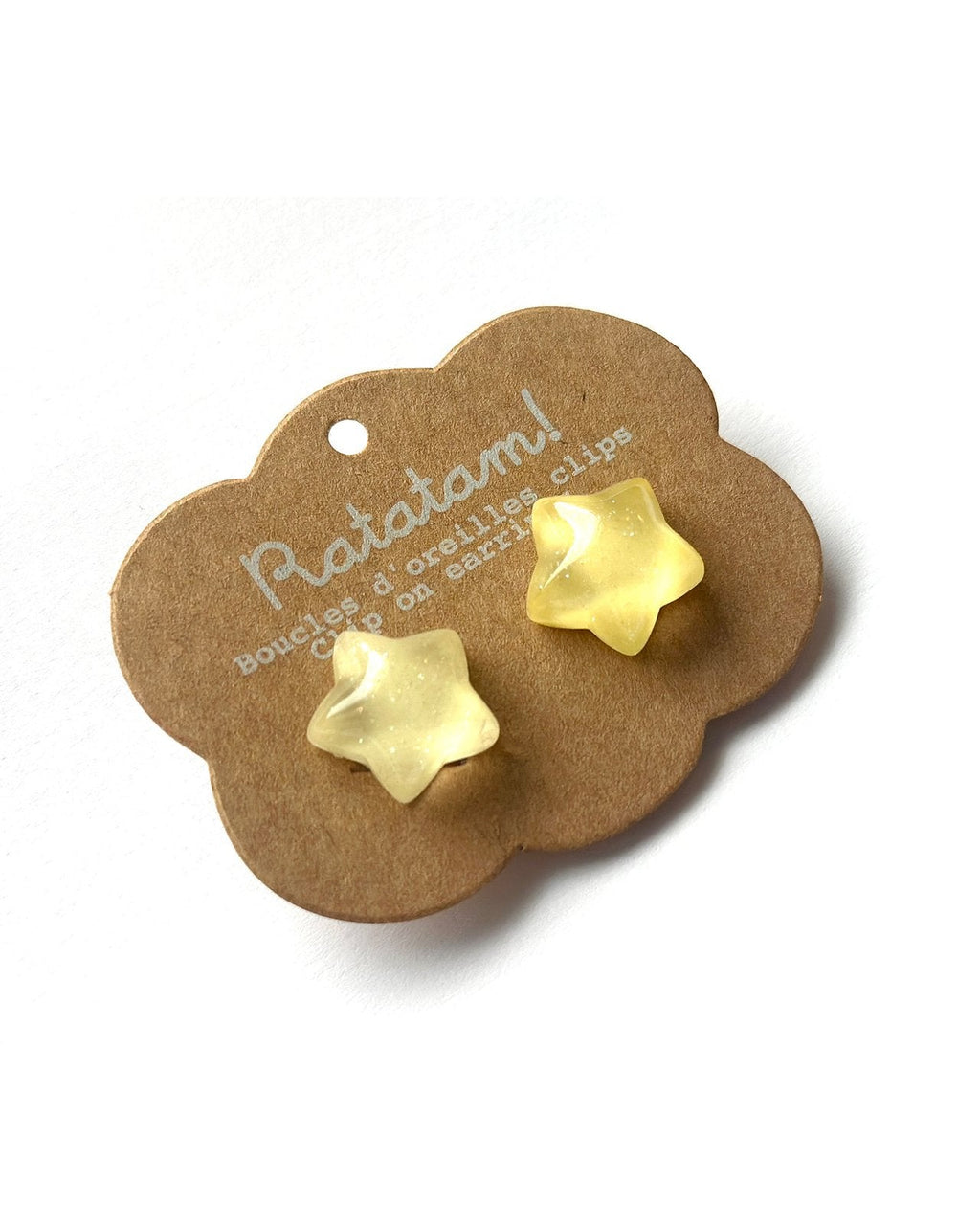 Set of 5 multicolor pairs of earrings STARS image 2