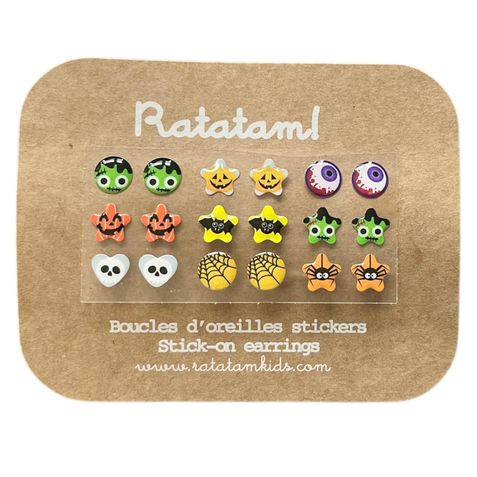 Set of 9 pairs of Earring Sticker Halloween image 0