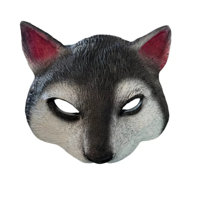 Kind Wolf Mask – Grey image 0