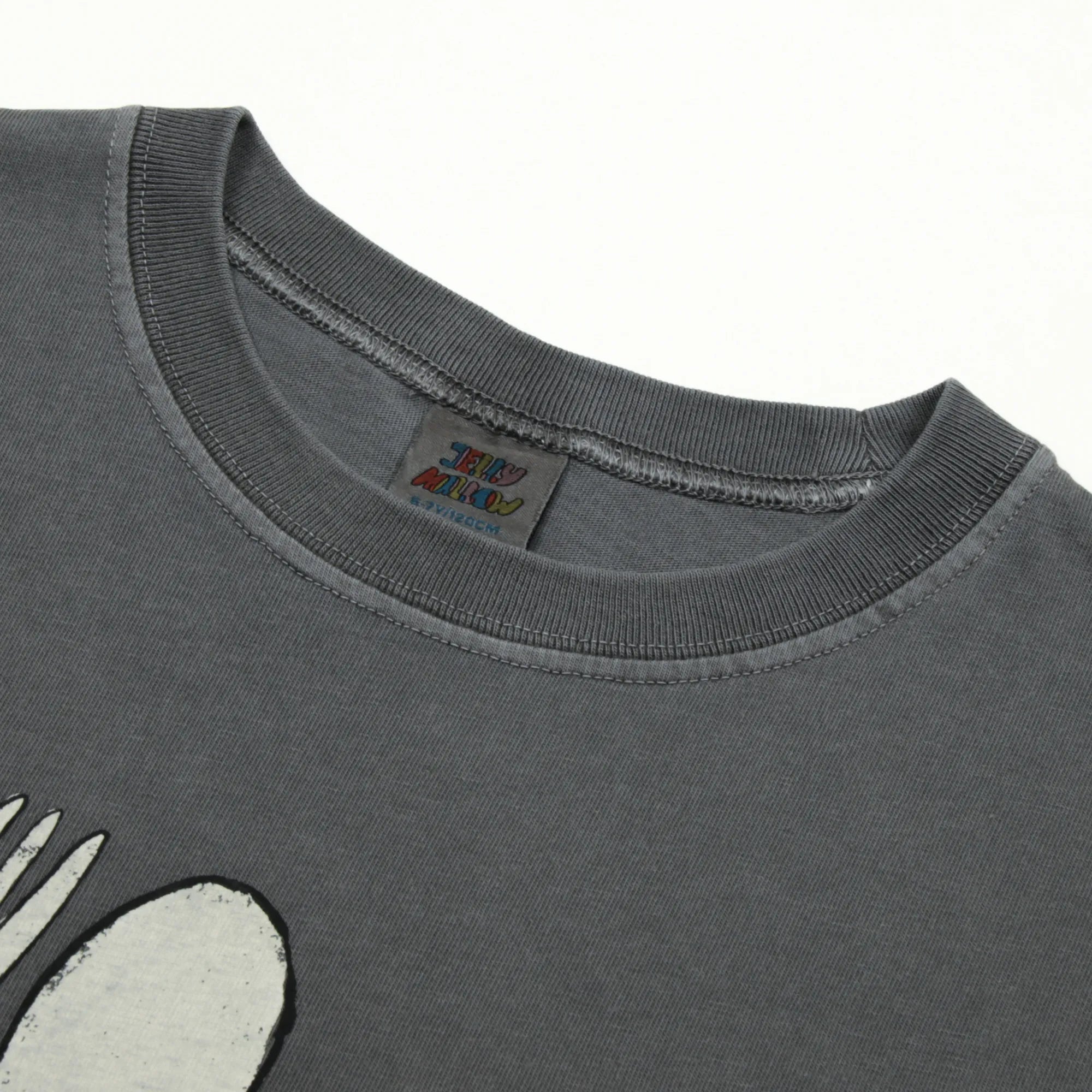 Dinner Pigment Longsleeve T-Shirt – Grey image 2