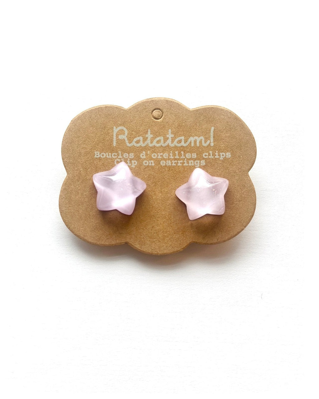 Set of 5 multicolor pairs of earrings STARS image 3