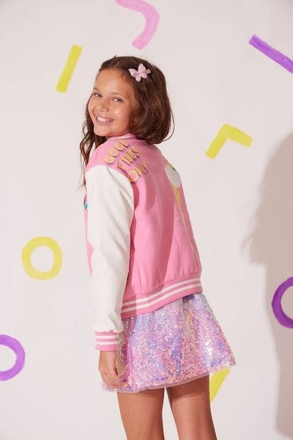 Good Vibes Varsity Bomber   image 2