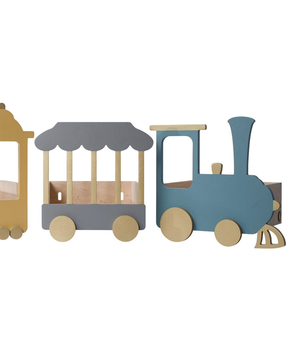 Train shelf 'Express to Fantasy' dusty grey version ' 4 elements image 2