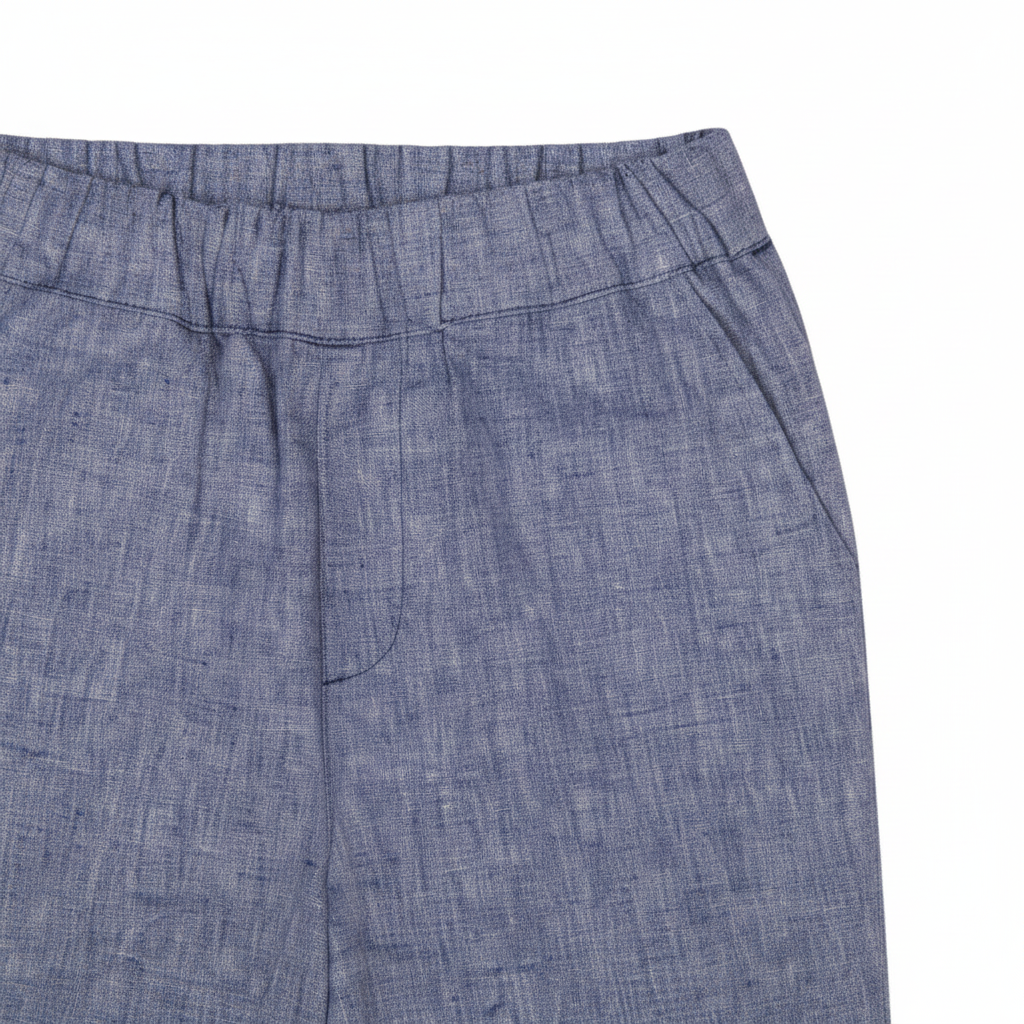 Blue Linen Pants