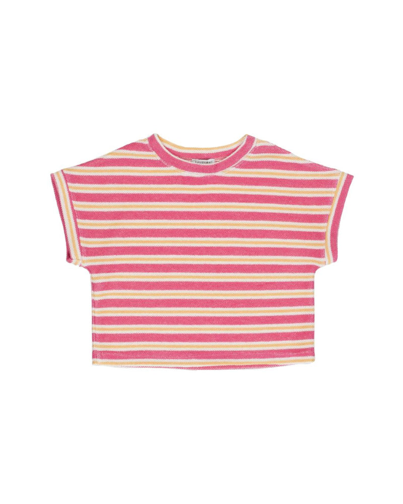 T-shirt Japone Towel Stripes Azalea image 0