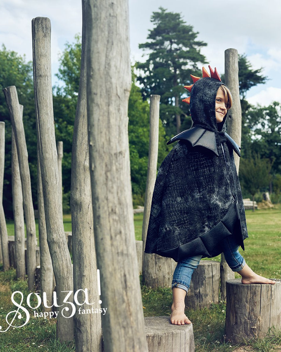 Dragon cape black image 3