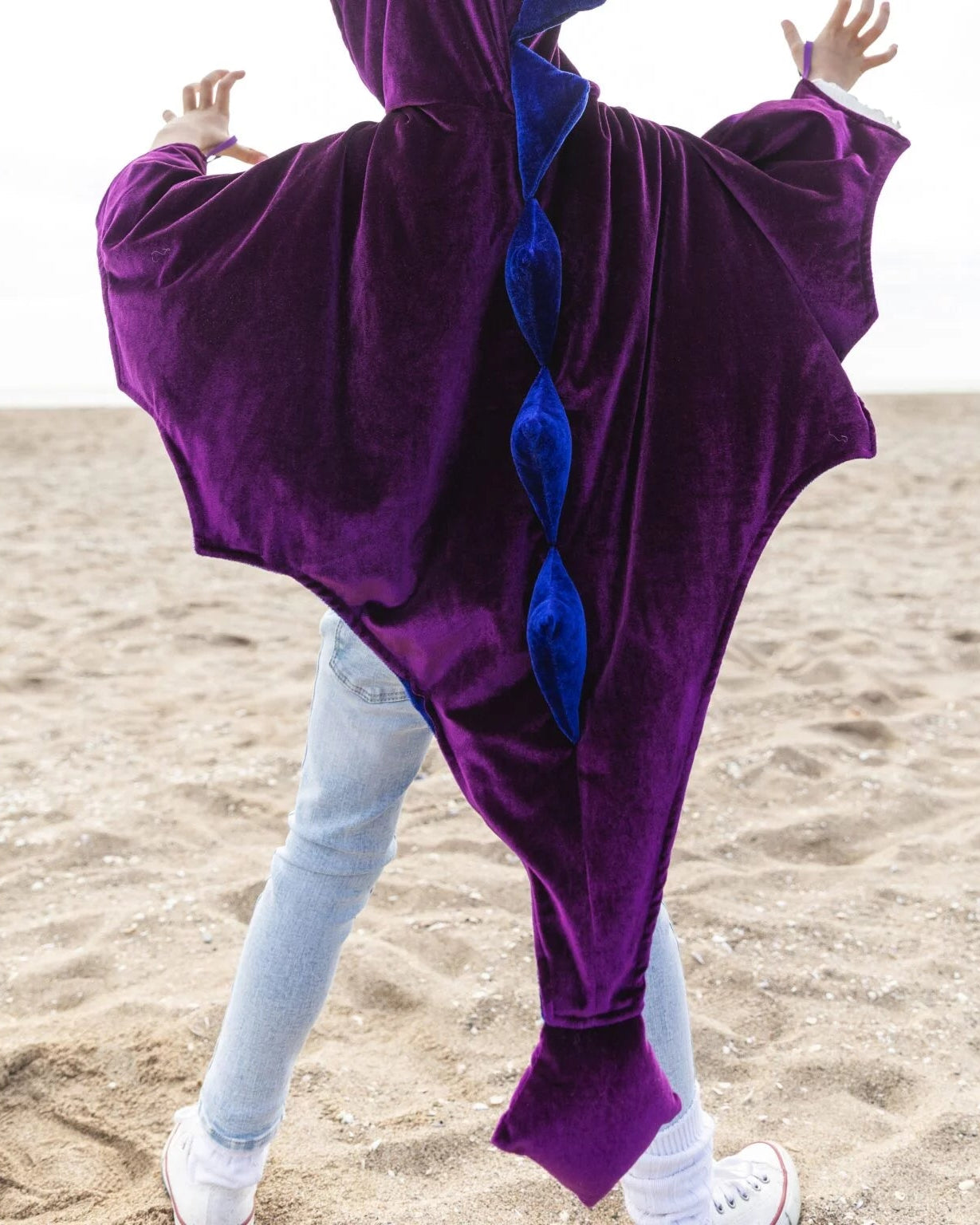 Velvet Dragon Costume – Purple &amp; Blue image 2