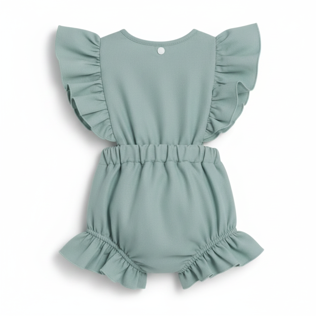 Dusty Green Happiness Romper