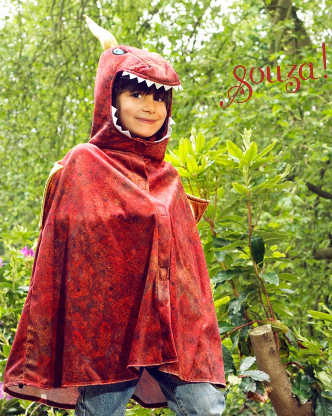 Red dragon cape image 2