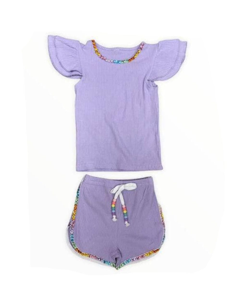 Candy Gem Bead Ruffle Set image 1