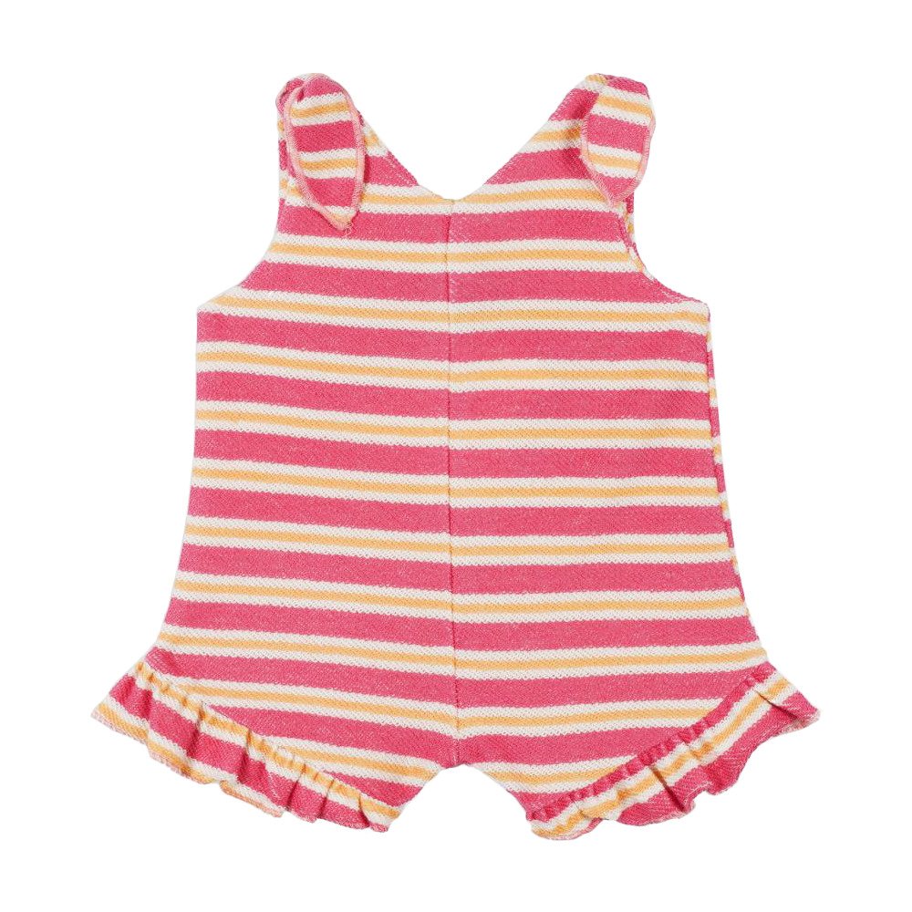 Woven Frilled Jumpsuit Azalea Stripes image 1