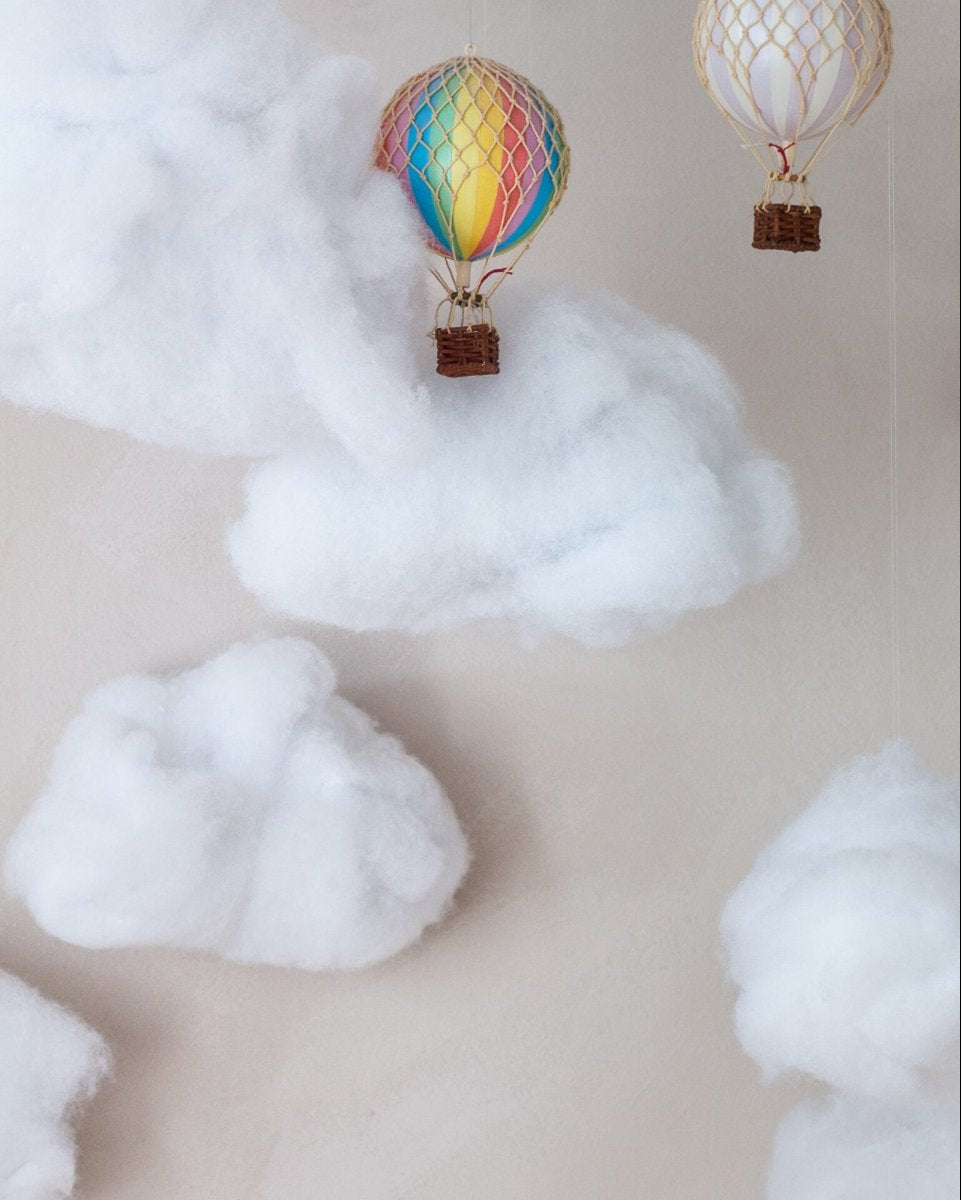 set of 5 decorative clouds   fluffy   image 1