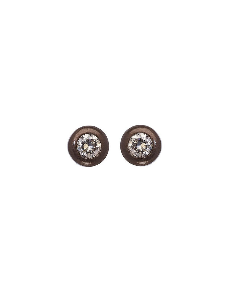 April Champagne Diamond Earrings image 0