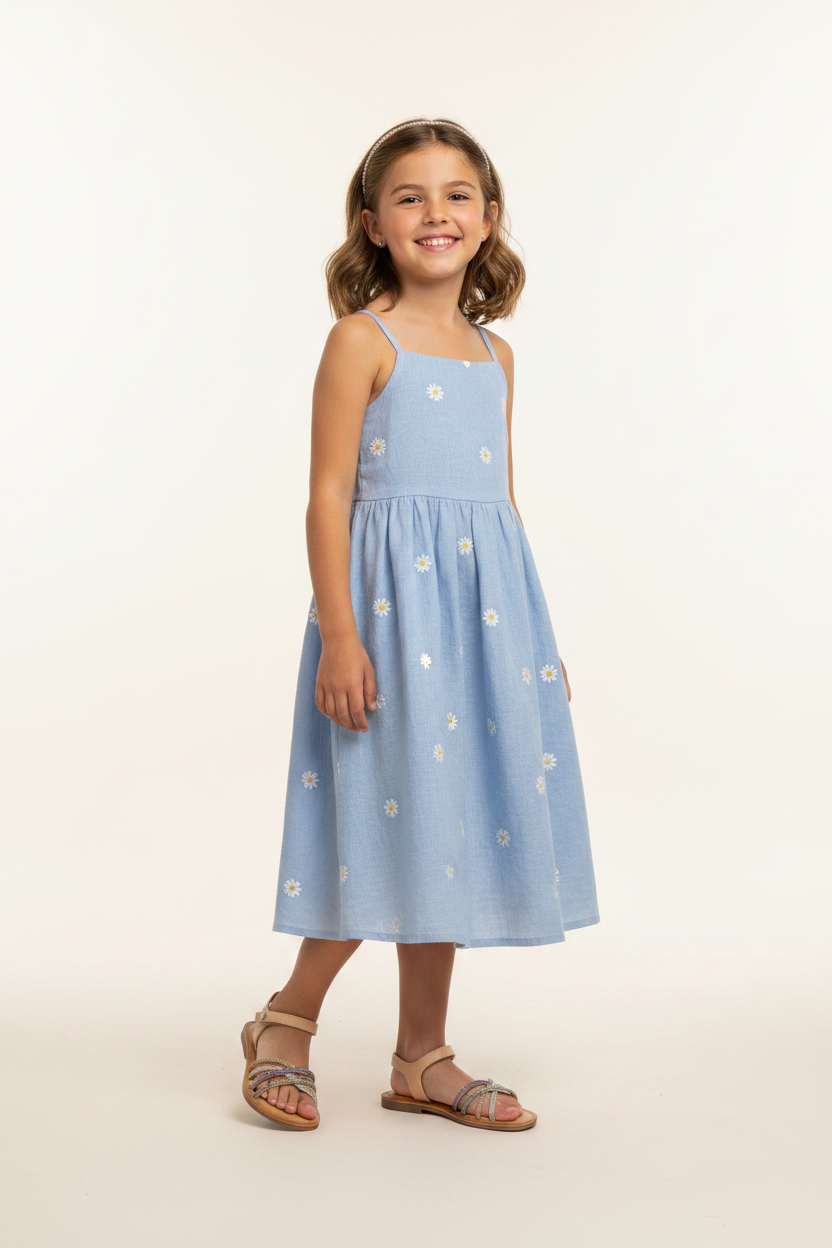 Coryell Leather Sandals For Girls