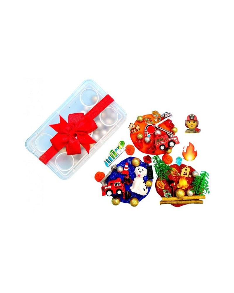 Mid - Sized Fire Truck Play dough Kit image 1