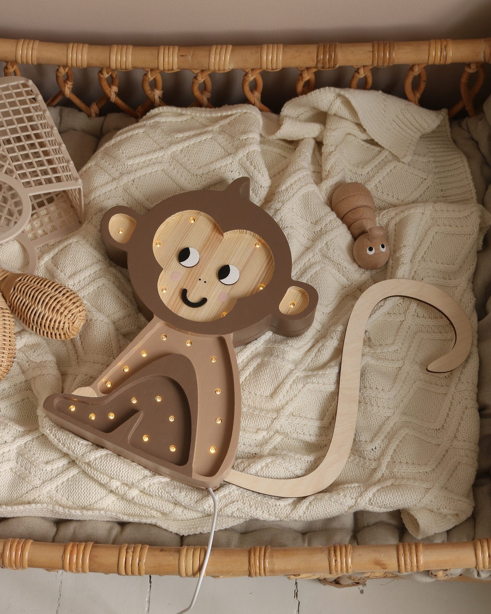 Monkey Lamp Jungle Brown image 4