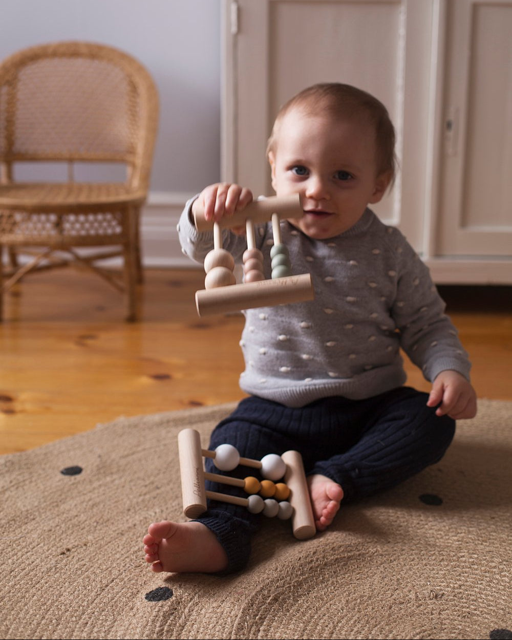 Wooden Abacus Pastel image 0