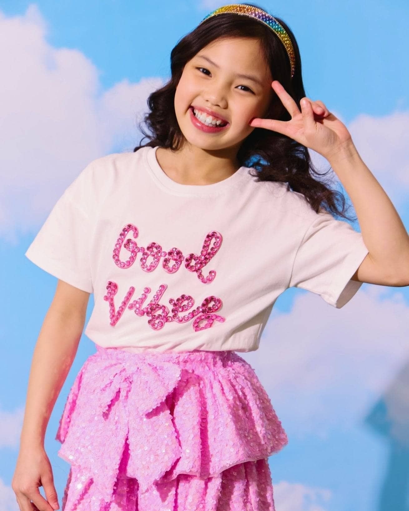 Crystal Good Vibes T-shirt   image 0