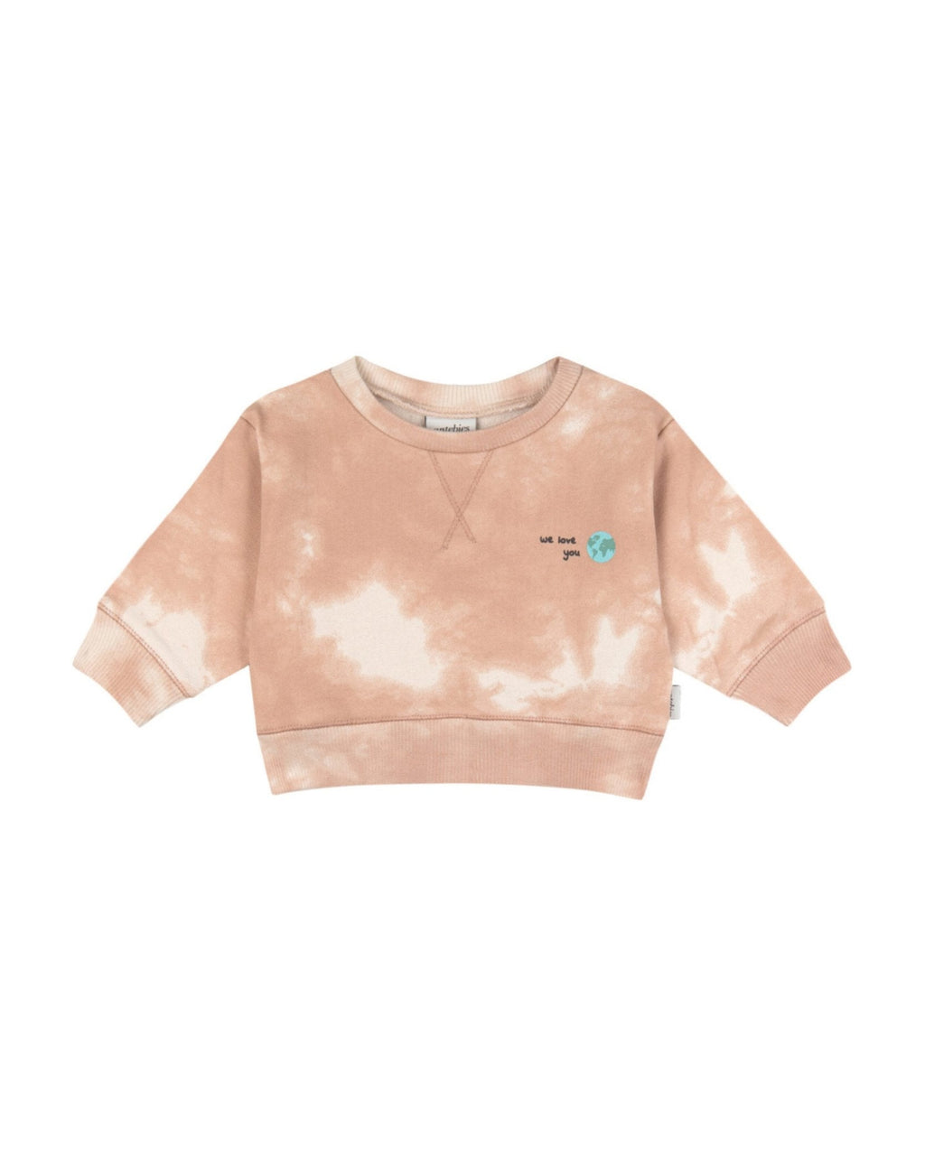 Babies Beige Batic Sweatshirt &  Pants Set image 1