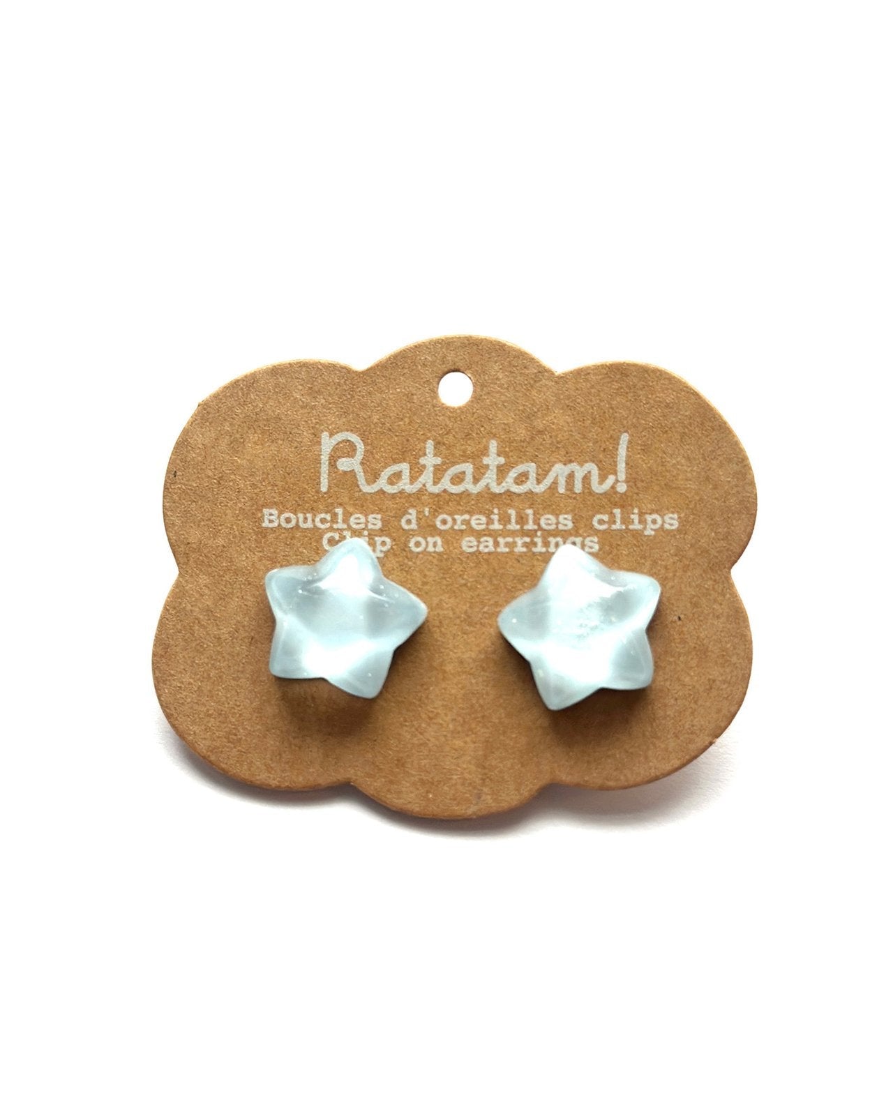 Set of 5 multicolor pairs of earrings STARS image 5