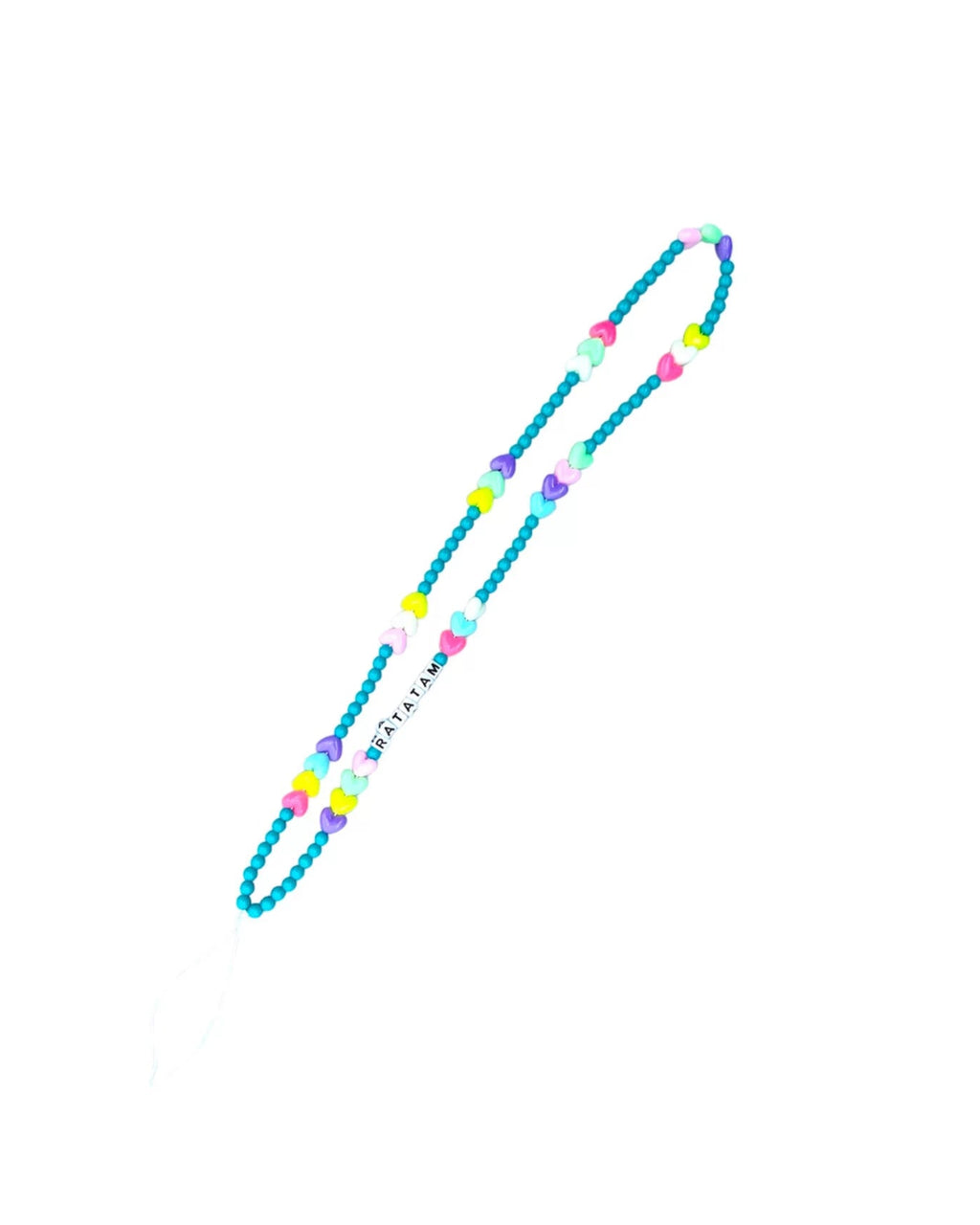 Blue heart phone charm image 0