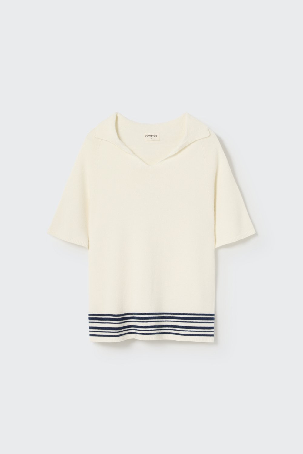 Tricot viscose polo sweater image 1