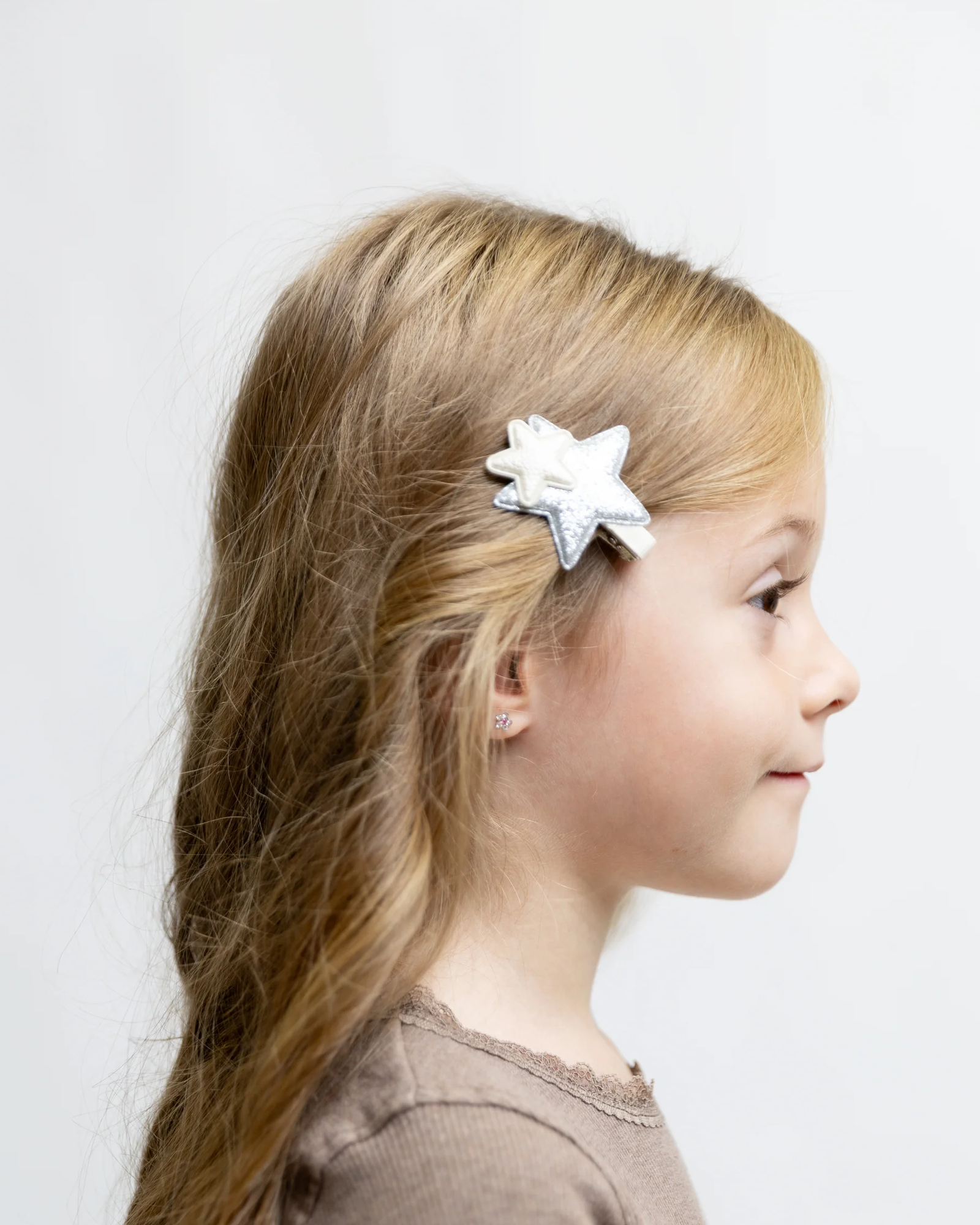Double Star Clip Set Amira | Galaxy/Moonbeam image 1