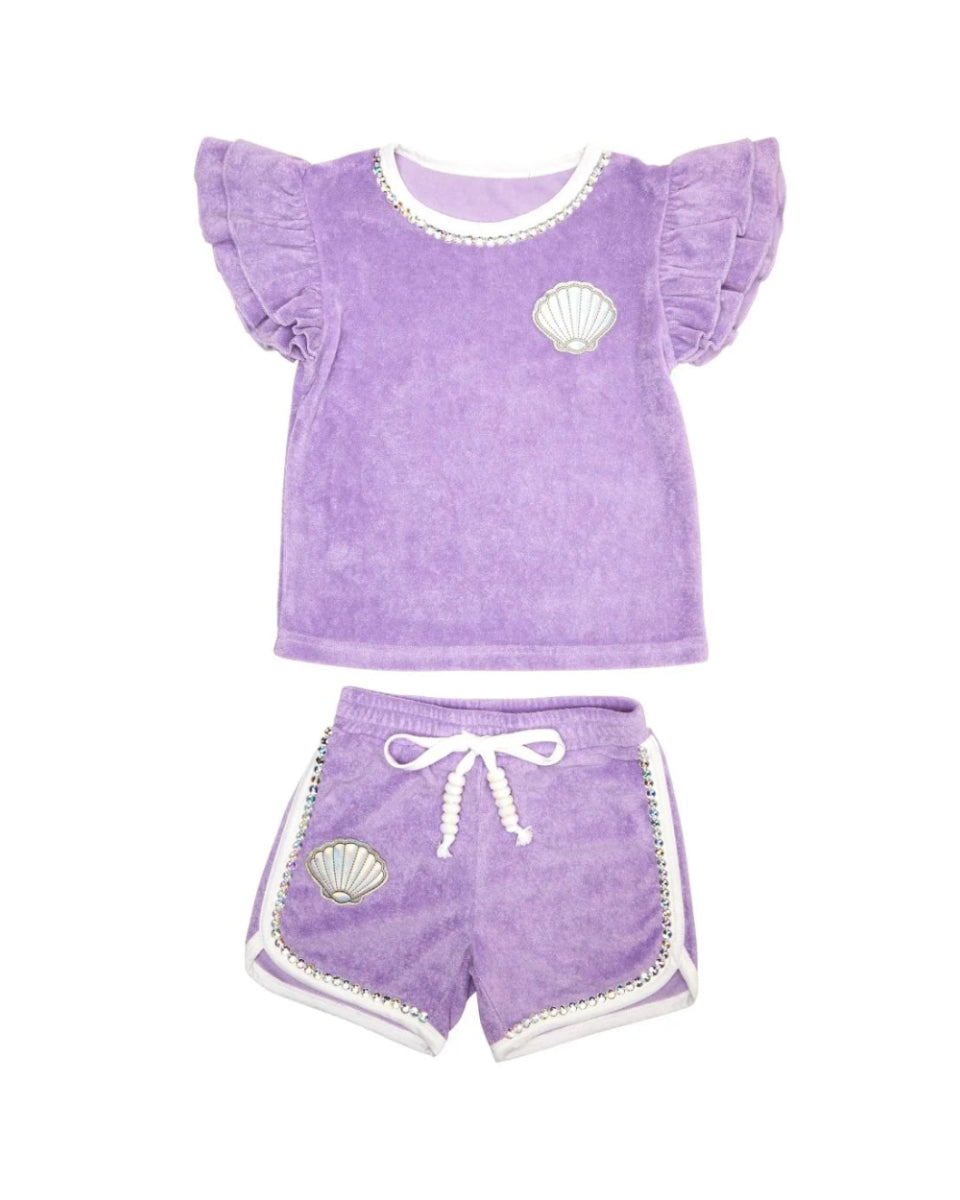 Turks Seashell Top And Shorts Set image 1