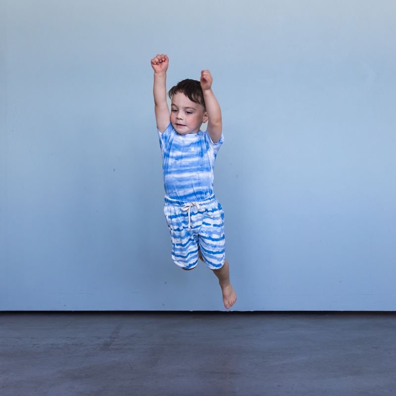 Raw Hem Classic Tee, In Rainwater image 3