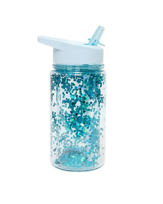 Drinking bottle glitter - Turquoise image