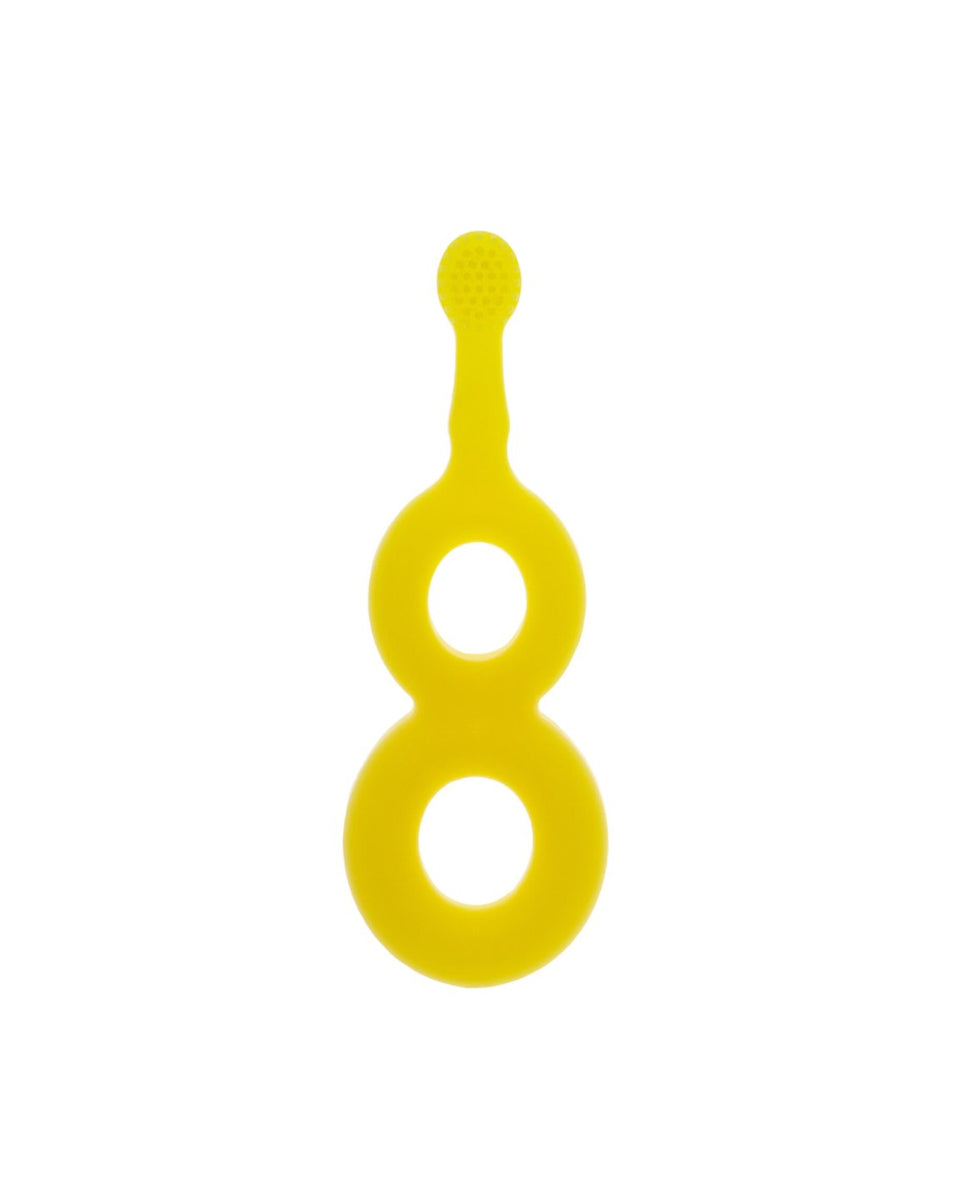 Baby Hamico - Teething Toothbrush - Yellow image