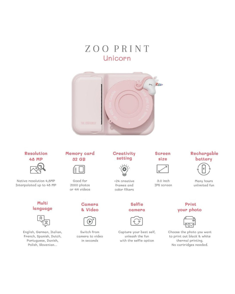 Zoo Print - Unicorn image 3