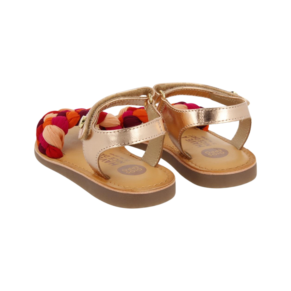 Lailly Girls Sandals With Fuchsia Vamps image 3