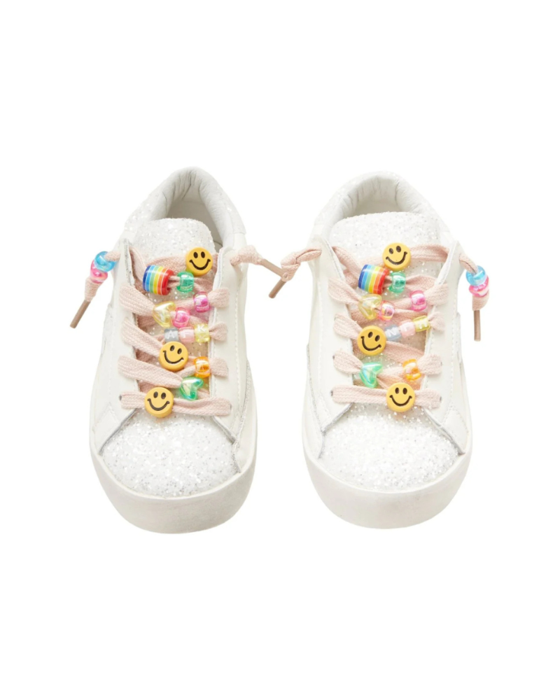 Mia Rainbow Beaded Sneakers image 1