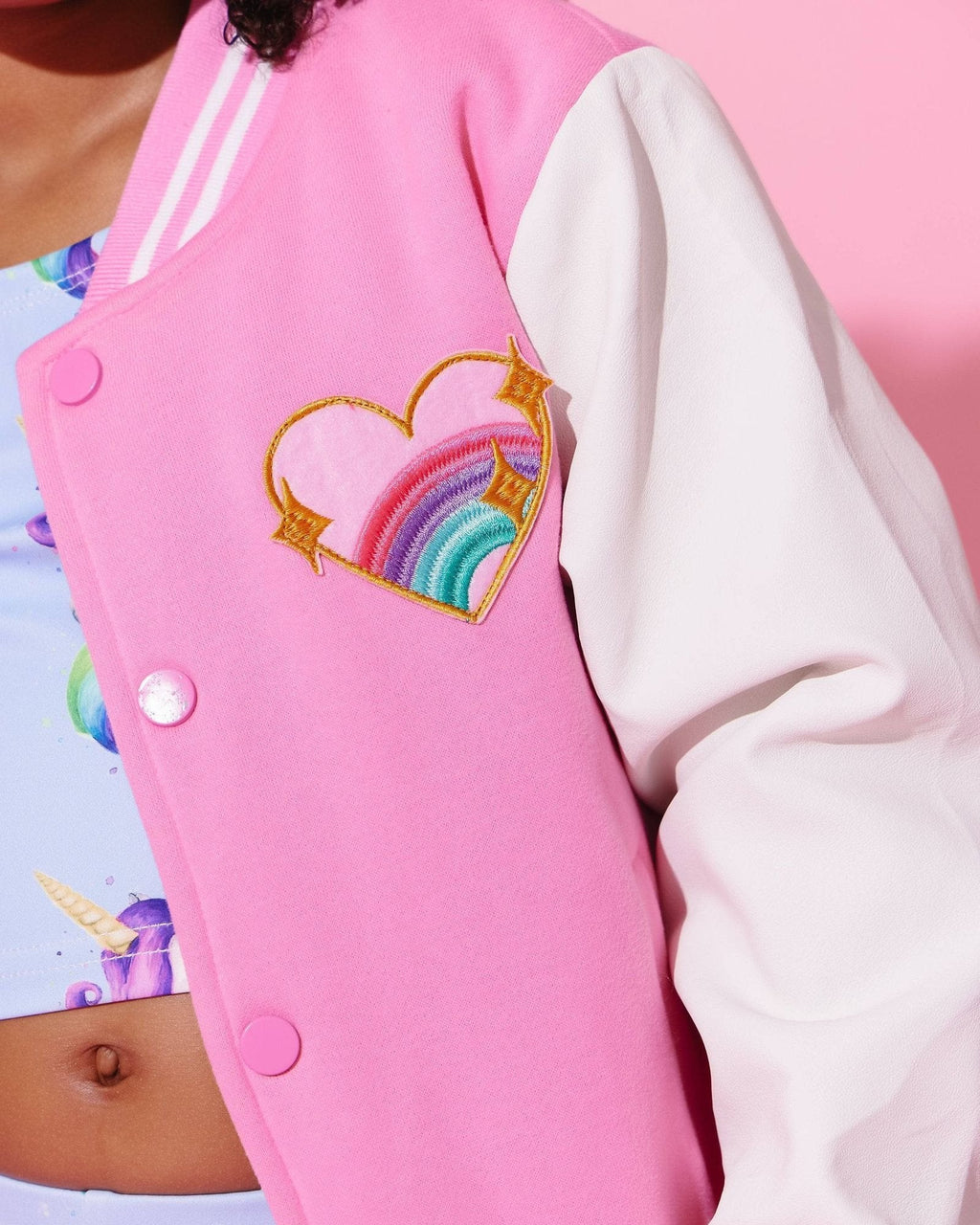 Good Vibes Varsity Bomber   image 3