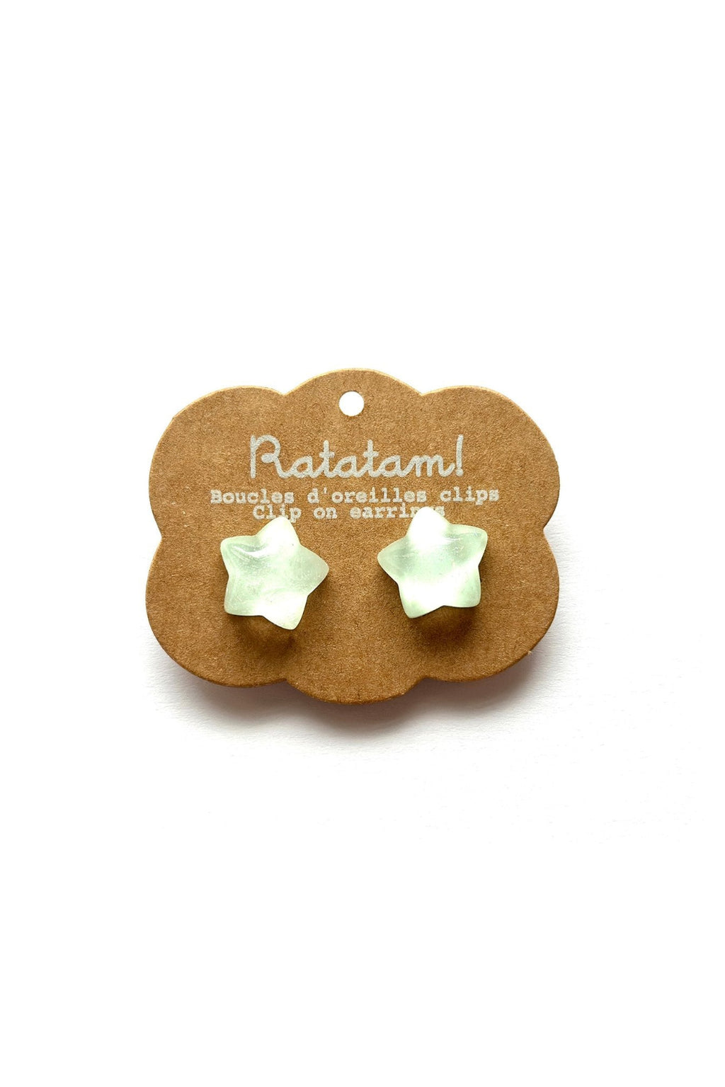 Set of 5 multicolor pairs of earrings STARS image 1