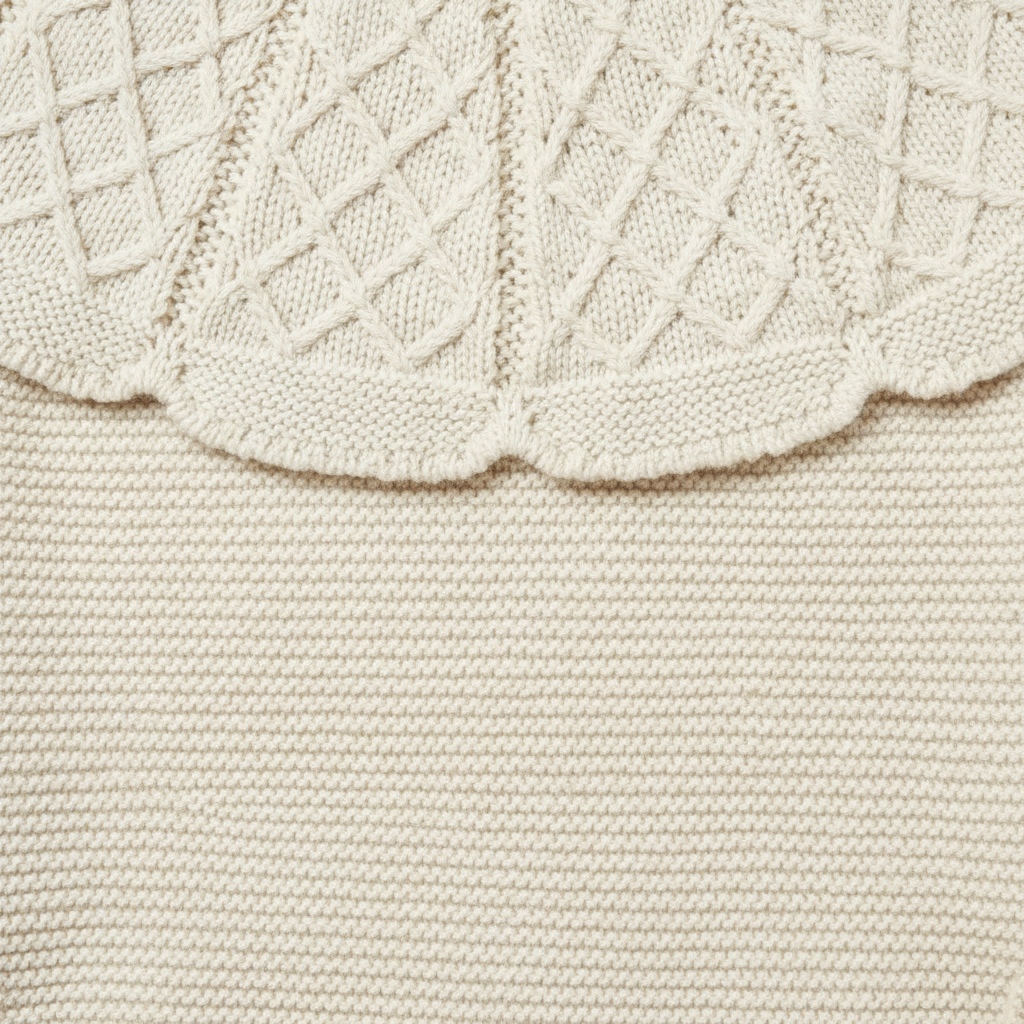 Ivory Bib Collar Romper