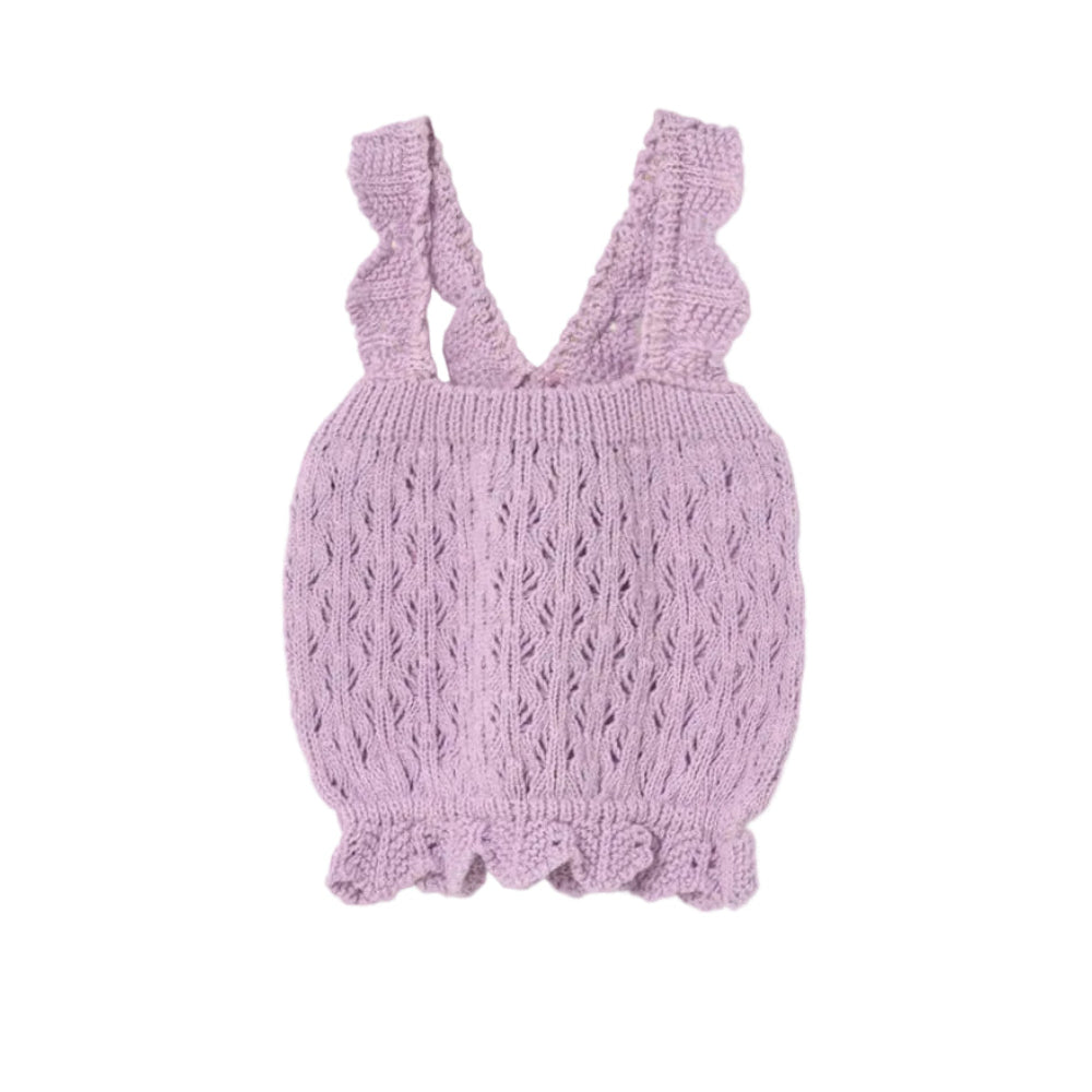 Openwork Tricot Baby Top