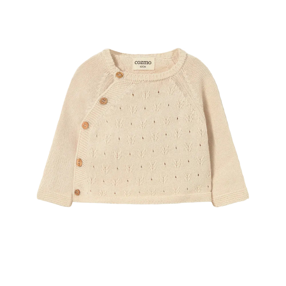 Openwork Tricot Newborn Top