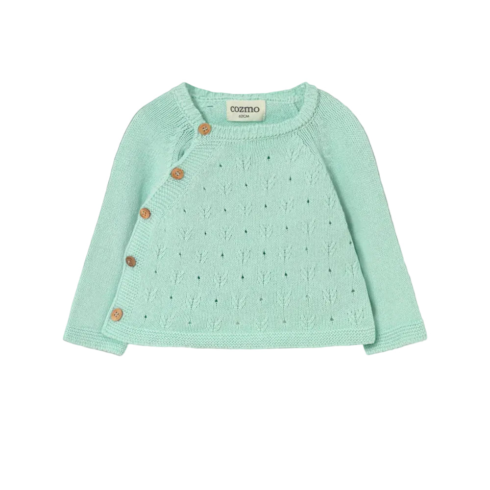 Openwork Tricot Newborn Top
