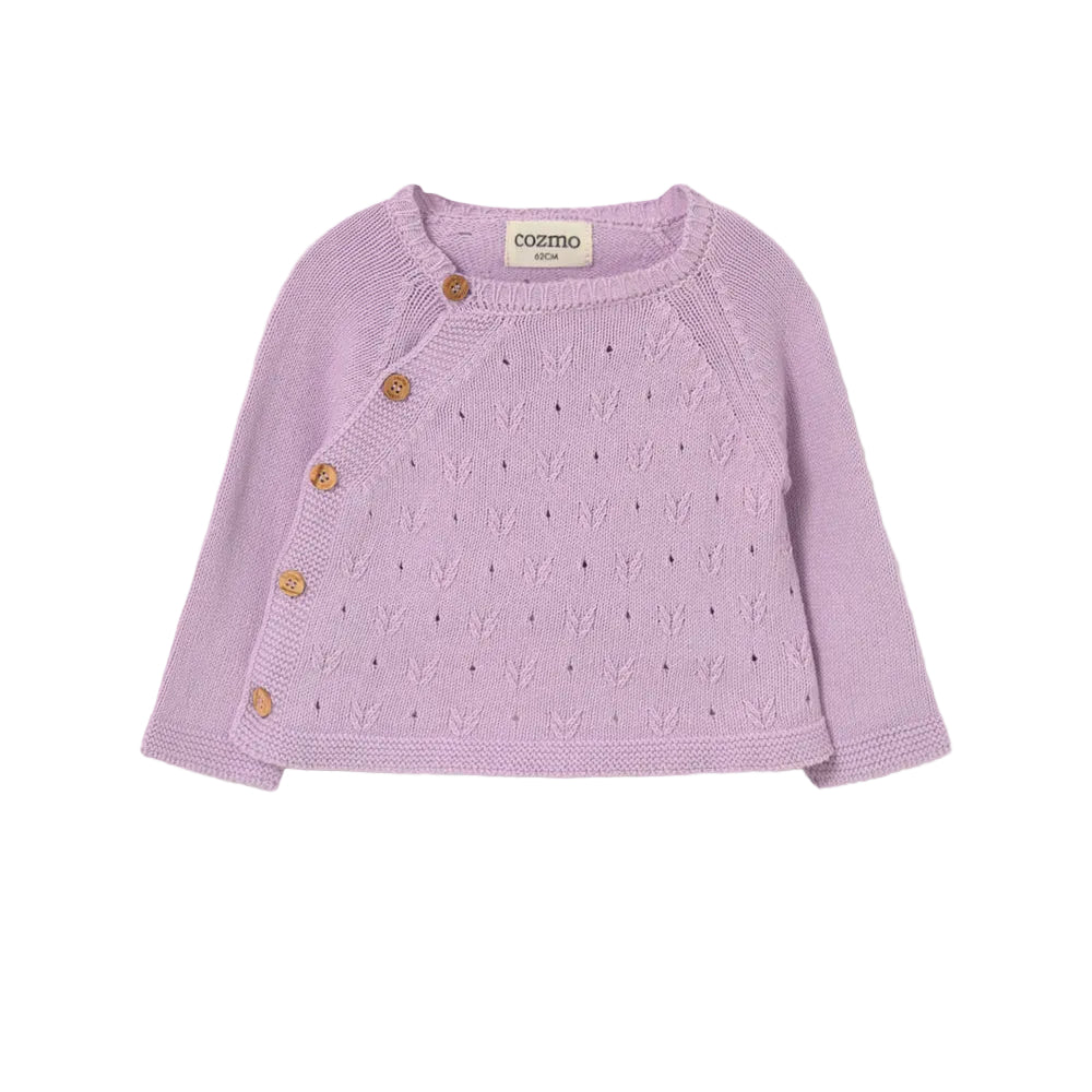 Openwork Tricot Newborn Top