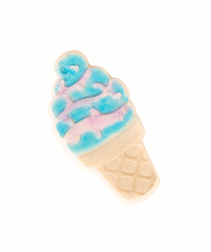Ice Cream Cone Soap - Blue