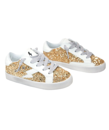 Goldie Glitter Lightning Bolt Sneakers