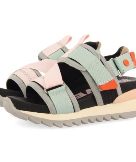 Bundall girls mesh sandals with adjustable white straps