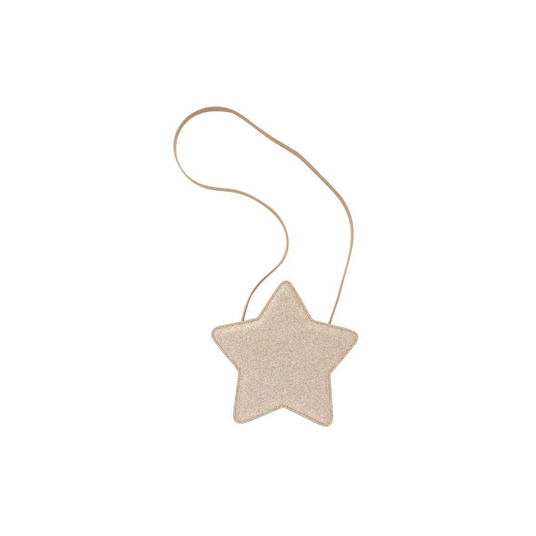 Glitter Star Bag | Champagne Gold-Gold-2
