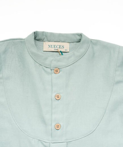 Dusty Green Freedom Mao Shirt