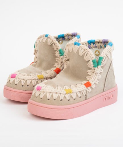 Summer Eskimo Sneaker Kid Multicolor Stitching