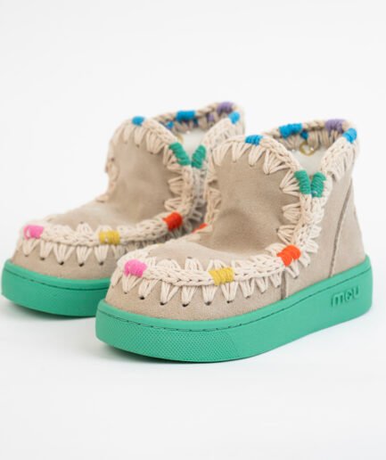 Summer Eskimo Sneaker Kid Multicolor Stitching