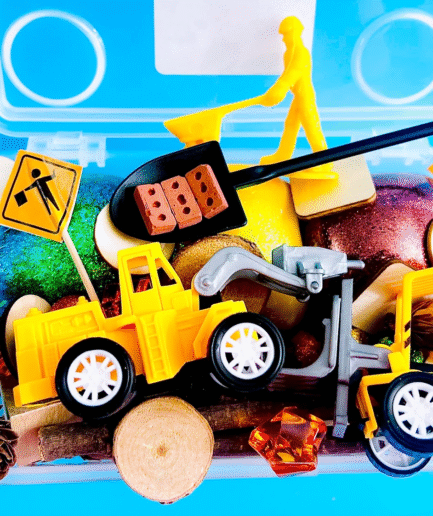 Mid -sized Construction Play Dough Kit
