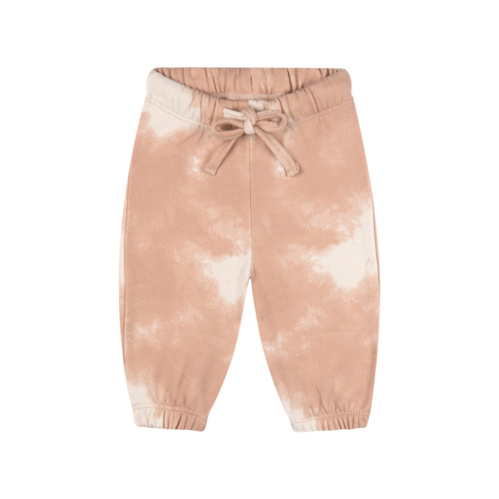 Babies Beige Batic Sweatshirt & Pants Set-Beige-3